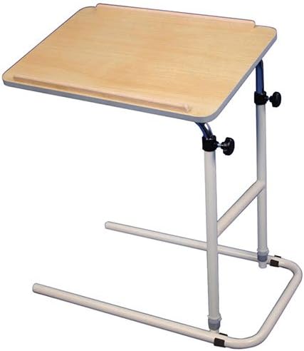 Homecraft Overbed Table Height Adjustable Lightweight ChairBed Table for Elderly Use for Meals Work and Activities 66 x 64 x 46 cm - Image 4