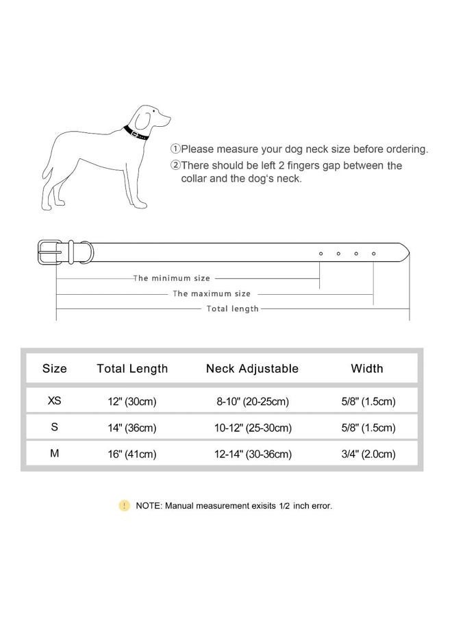 BEIRUI Bling Rhinestone Dog Collar with Studded Diamonds for Small Medium Dogs Cats,Cute Bedazzled PU Leather Dog Collar with Sparkling Crystals for Girl Boy Puppies,Pink,M - Image 5