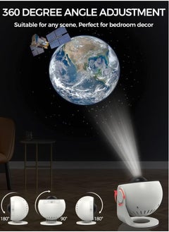 BORTONY Galaxy Projector Light with 12 Film Discs, Planetarium Star Projector, Starry Sky Night Light, Nebula/Moon/Celestial Galaxy Projector for Adults Kids Bedroom Decoration  - Image 2