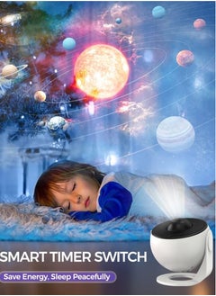 BORTONY Galaxy Projector Light with 12 Film Discs, Planetarium Star Projector, Starry Sky Night Light, Nebula/Moon/Celestial Galaxy Projector for Adults Kids Bedroom Decoration  - Image 3