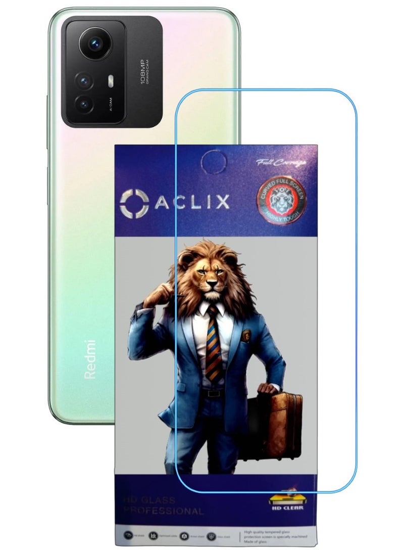 ACLIX Antistatic ESD Dustproof Premium Quality High Definition Clear Tempered Glass Screen Protector Designed For Xiaomi Redmi Note 12S - Image 1