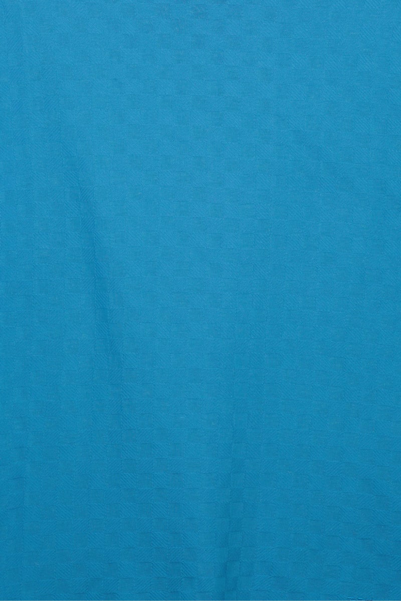armani Emporio Armani Men Crew Neck Short Sleeve Textured T-Shirt, Blue - Image 2