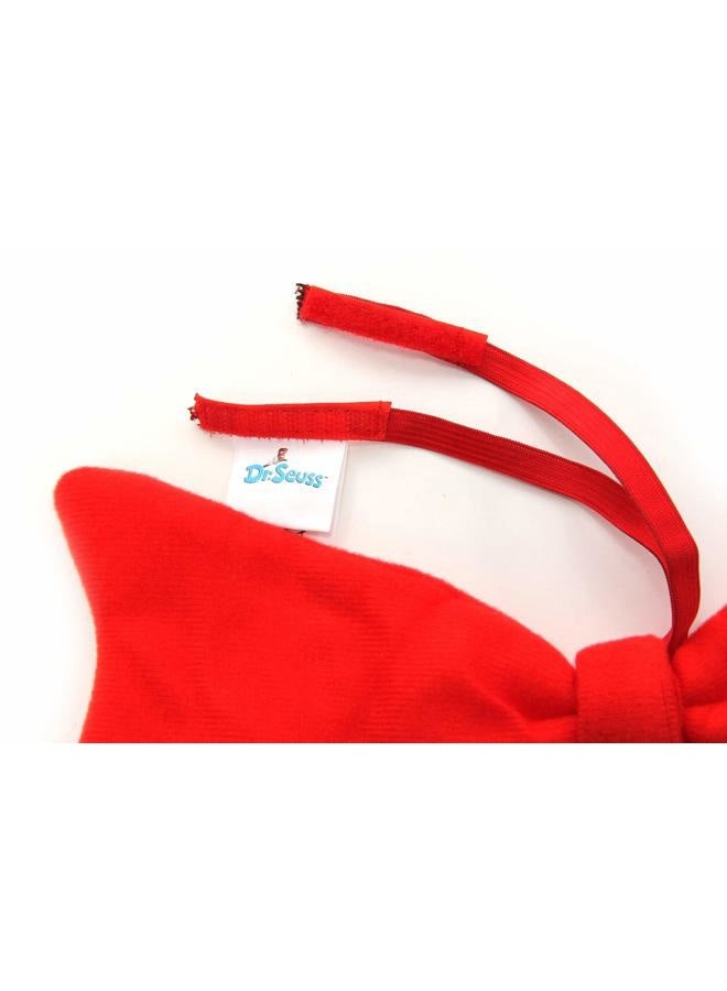 elope Dr. Seuss Cat in The Hat Costume Accessory Kit for Kids Standard Black,White - Image 2