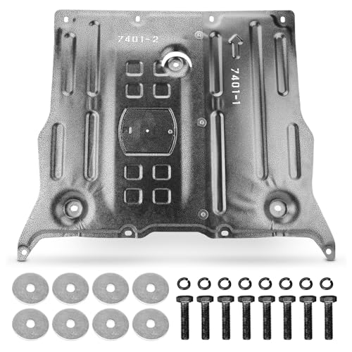 YEHERIT Front Skid Plate Compatible with 20172025 Tesla Model 3 20202025 Tesla Model Y Under Motor Guard Splash Shield Cover with Install Accessories - Image 1