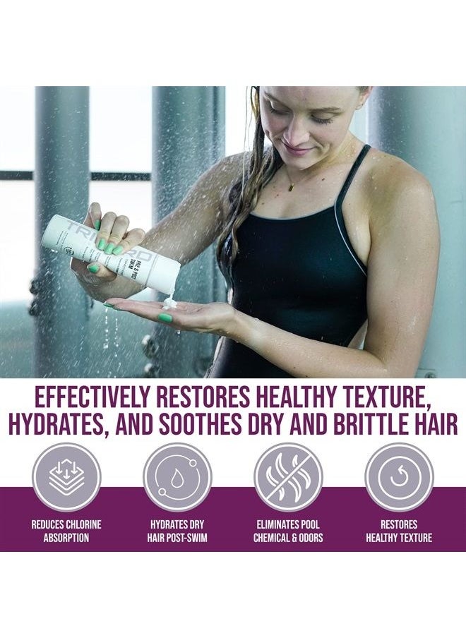 TRIHARD - Pre & Post Swim Conditioner | Swimmers Conditioner | Pre Swim Hair Protection | Chlorine Removal Solution (Pack of 1) - Image 1