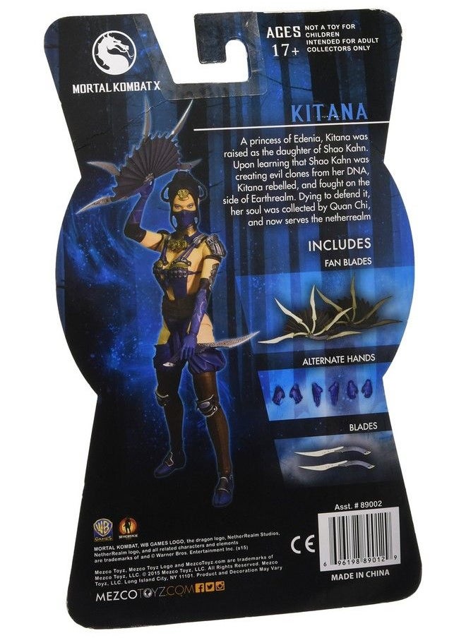 MEZCO TOYZ - مجسم شخصية مورتال كومبات إكس: كيتانا - Image 1