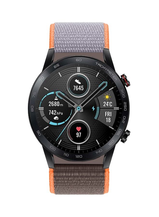 Perfii Replacement Band For Huawei Honor MagicWatch 2 46mm Vitamin Orange/Brown - Image 1