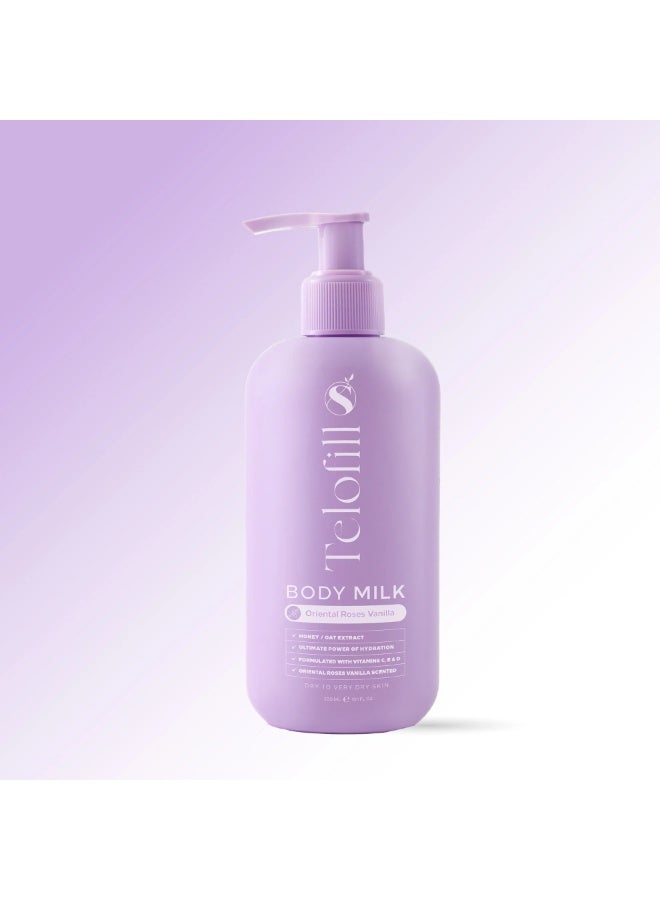 تيلوفيل Telofill Body Milk Oriental Roses Vanilla - Image 1