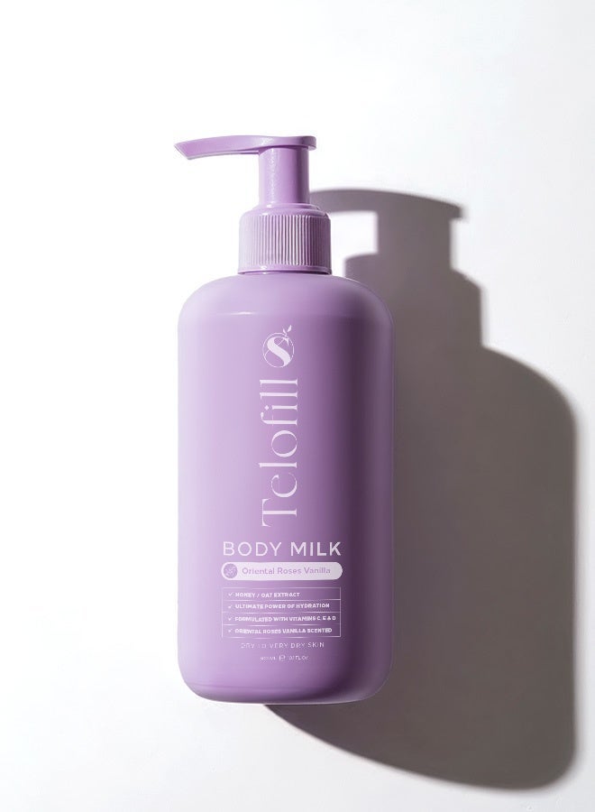 تيلوفيل Telofill Body Milk Oriental Roses Vanilla - Image 1