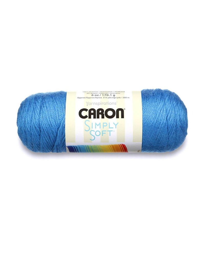 Caron Simply Soft Solids Yarn Cobalt Blue - Image 1