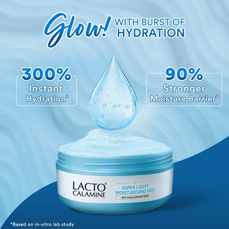 Lacto Calamine Super Light Moisturizer for Face 150g Moisturiser for Oily Skin with Niacinamide Hyaluronic Acid Face Moisturizer with 300 Instant Hydration 90 Stronger Moisture Barrier - Image 5