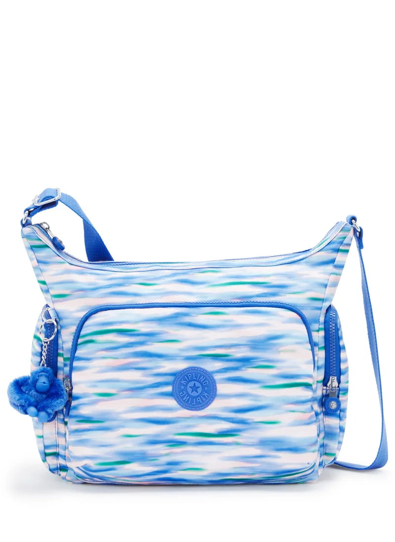 كيبلينغ GabbLarge Crossbody Bag with Adjustable Straps Diluted Blue-I6525TX9