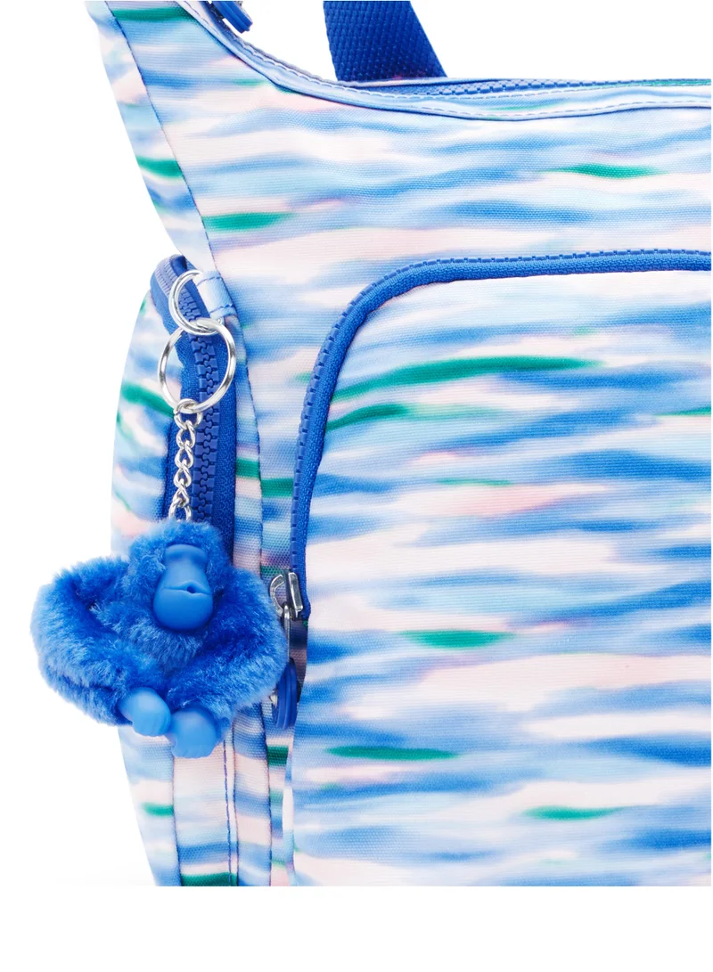 كيبلينغ GabbLarge Crossbody Bag with Adjustable Straps Diluted Blue-I6525TX9