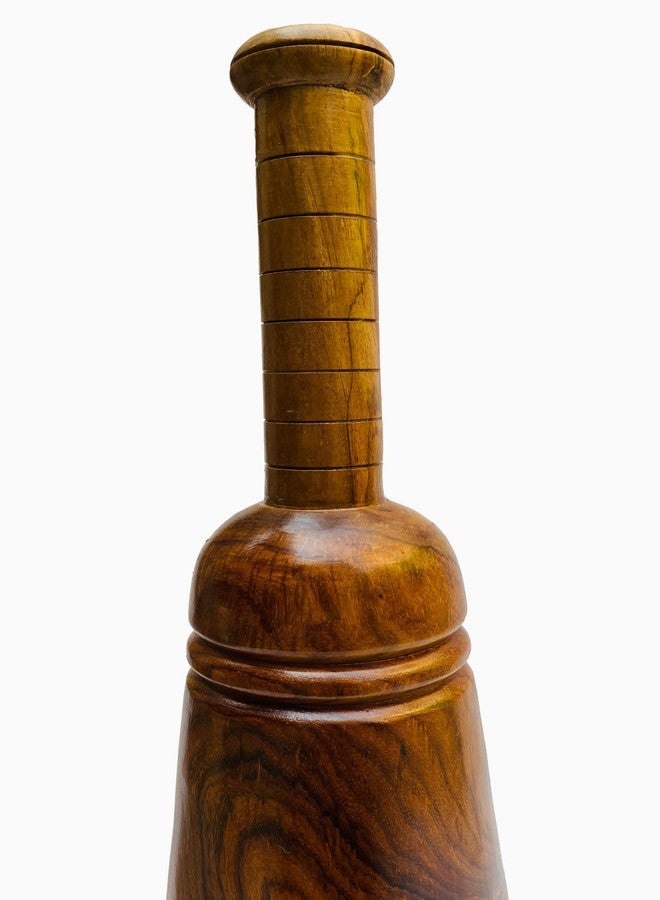 zaxx 6kg Wooden Indian Vintage Mugdar, Clubs, Meel, Clubbell, Karla Kattai, Mugdar, Original Manufactured from zaxx - Image 5