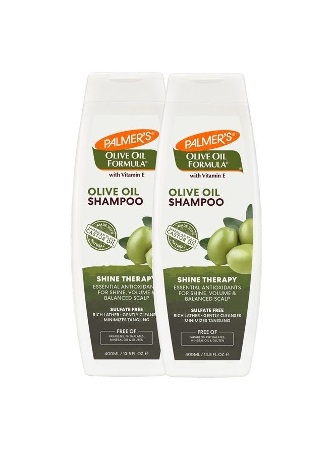 PALMER'S Olive Oil Formula Smoothing Shampoo for Frizz-Prone Hair, 13.5 Ounce (Pack of 2)…  - Image 1