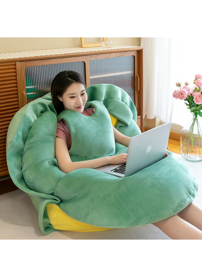 Generic - Turtle Shell Doll Can Wear Pillow Artifact To Sleep Turtle Honey Doll Clothes All Red Chan Plush Toy Big Turtle Shell-Color:Green Turtle Shell-Height:160cm (5kg Adult Size) - Image 1