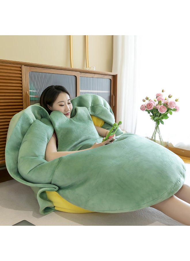 Generic - Turtle Shell Doll Can Wear Pillow Artifact To Sleep Turtle Honey Doll Clothes All Red Chan Plush Toy Big Turtle Shell-Color:Green Turtle Shell-Height:160cm (5kg Adult Size) - Image 1