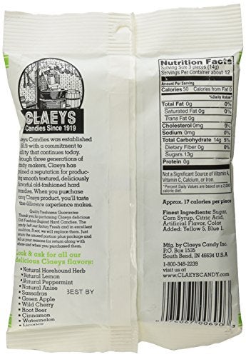 Claeys Old Fashioned Hard Candy Green Apple 6 Ounce Bag - Image 5