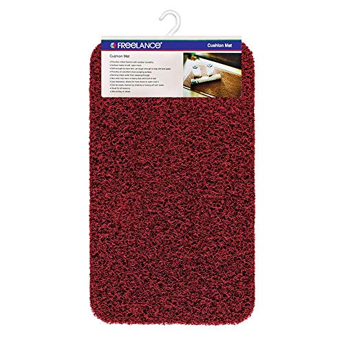 Freelance Cushion Main Door Mats for Entrance, 46x76 cm Red-Black - Soft PVC Mesh Indoor & Outdoor Foot Mat - Slip-Resistant Doormats for Main Door Entrance - Front Doormat for Home/Office - Image 3