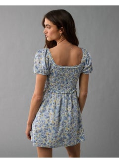 American Eagle AE Balloon Sleeve Tie Back Babydoll Dress  - Image 2