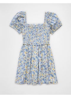 American Eagle AE Balloon Sleeve Tie Back Babydoll Dress  - Image 3