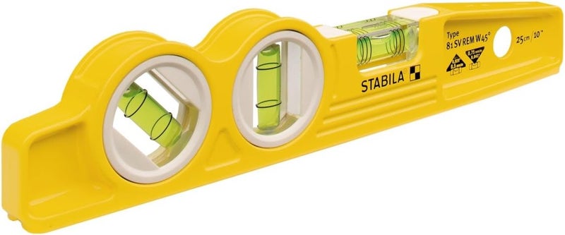 Stabila 25245 Magnetic Torpedo Level - Yellow, Pack of 1
