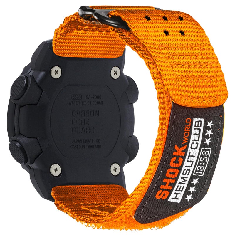 DAVILANE 24mm Watch Band Strap for Casio GA2000 PRG600650 PRW6600 Super Rugged Nylon Sports Strap - Image 2