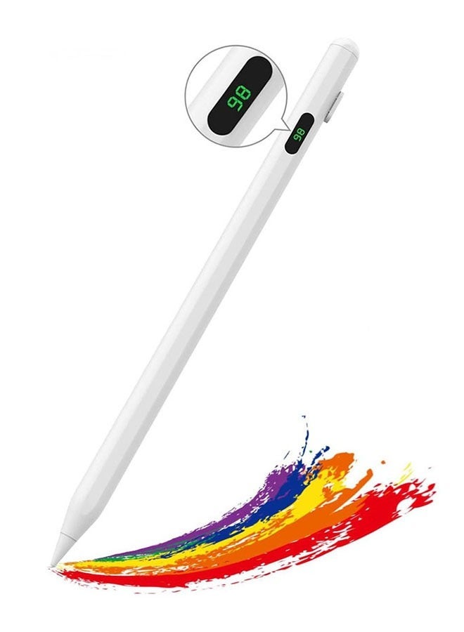 2025 iPad Pencil for iPad 2018  Later - Stylus Pen with Magnetic Charging, Tilt Sensitivity, Battery Display - Fast Charging(Compatible with iPad Pro/Air/Mini, Just for Apple) - Image 1