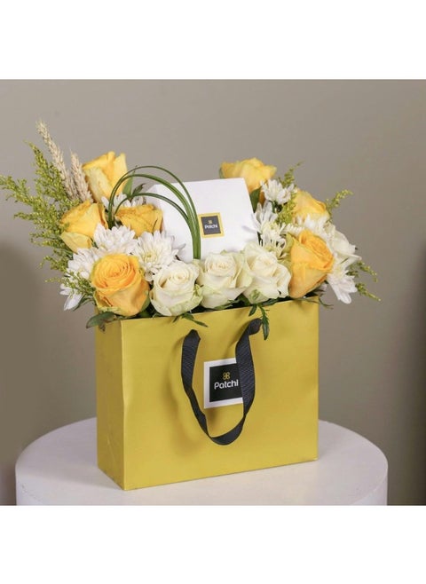 Choco Blooms Flowers With Patchi Chocolate Box
