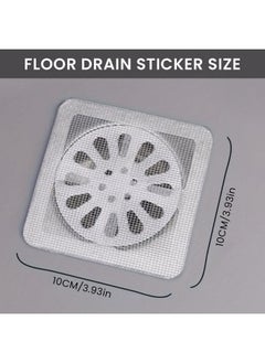 HASTHIP® 20Pack Disposable Shower Drain Hair Catcher, Drain Hair Catcher Waterproof Mesh Stickers for Bathroom Accessories, Apartment Essentials for Kitchen, Sink, Bathtub (4" X 4") - pzsku/Z3F61BA8E7C9B29687C8FZ/45/_/1740118078/1bbd2813-1ed7-4c9d-bc8a-06a9b98ccb4b