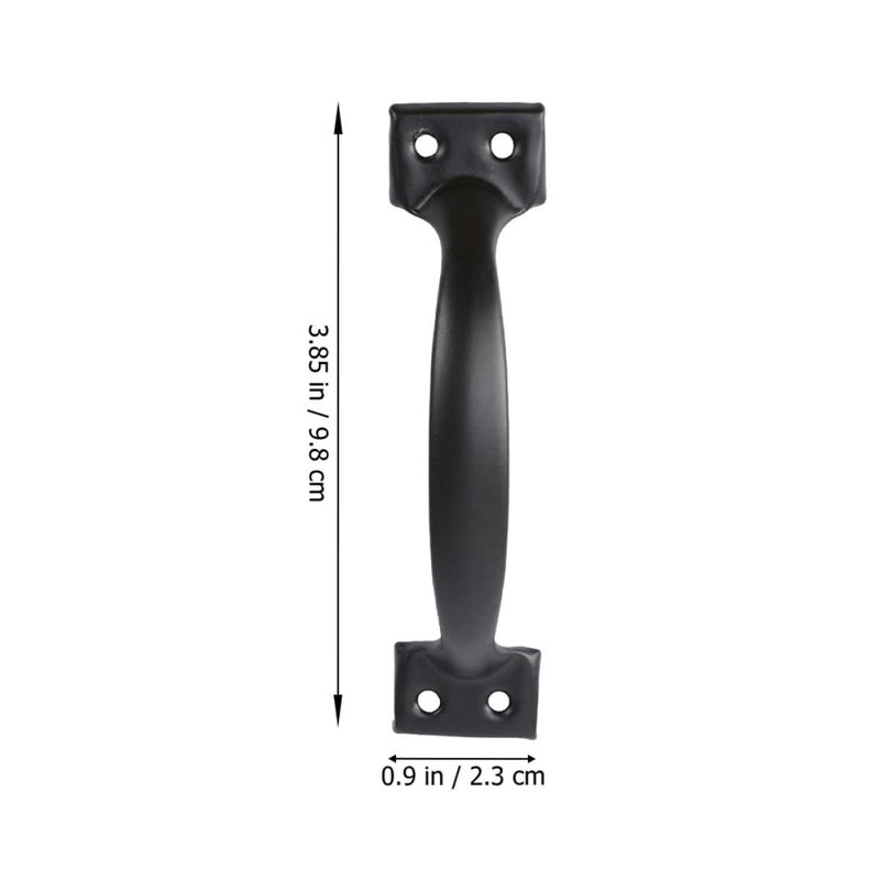 12pcs 4 Inch Black Retro Bow Handle Pulls Minimalist Cabinet Drawer Knobs Hardware - Image 3
