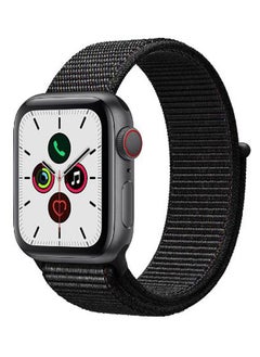 TWEGGON Nylon Band Compatible with All Apple Watches with Any of these Sizes 46mm/45mm/44mm/49mm/42mm Black  - Image 1