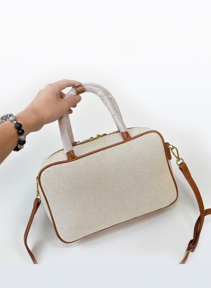 Miu Miu Miu Miu Beau cow leather medium handbag shoulder bag White - Image 4
