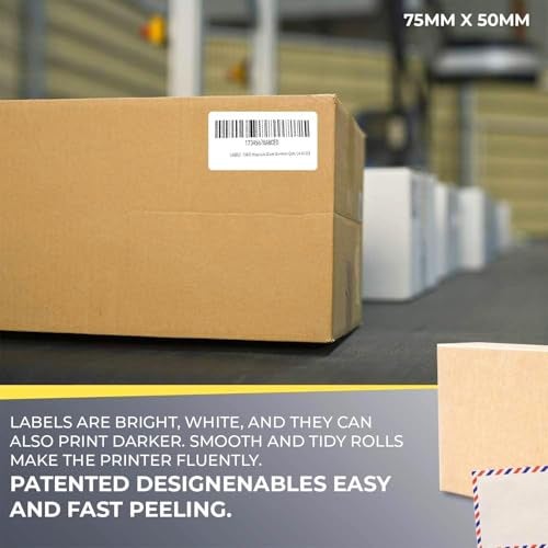 Shreyans Direct Thermal Labels (Pack of 18, 75mm x 50mm) - Image 3
