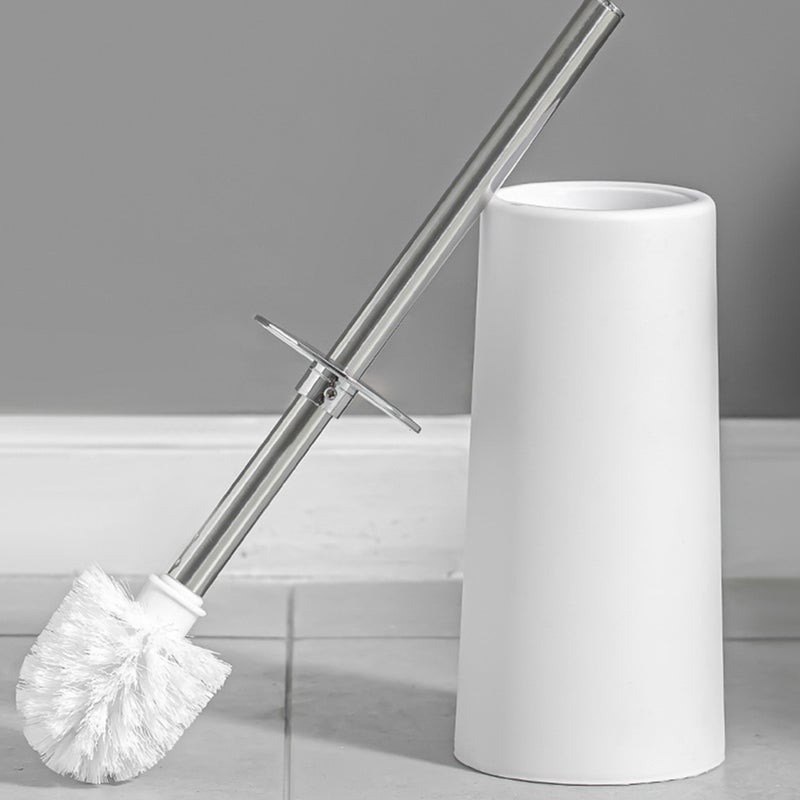 🚽 فرشاة تنظيف المرحاض مع حامل مقاومة للبكتيريا والروائح - Image 5
