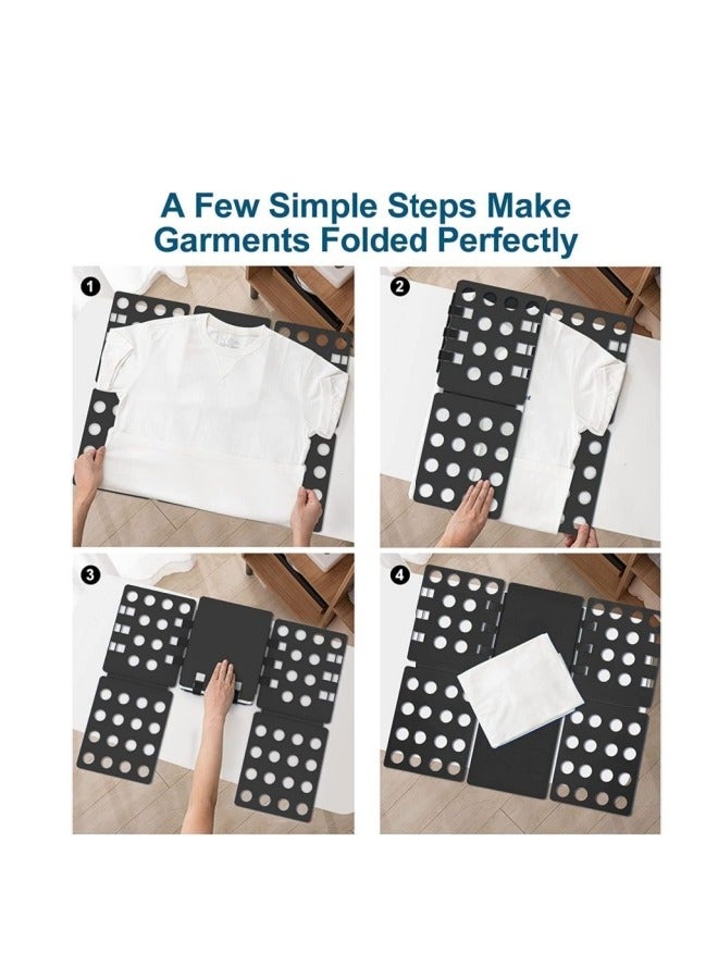 MIXDE Clothes Folding Board Adjustable Clothes Folder, Adult Dress Pants Towels T-Shirt Folder Board/Easy Laundry Folder Organizer,Clothes Storage Artifact - Image 3
