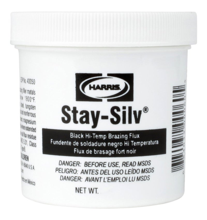 HARRIS SSBF1/2 Stay Silv Brazing Flux, 1/2 lb. Jar, Black, White - Image 2