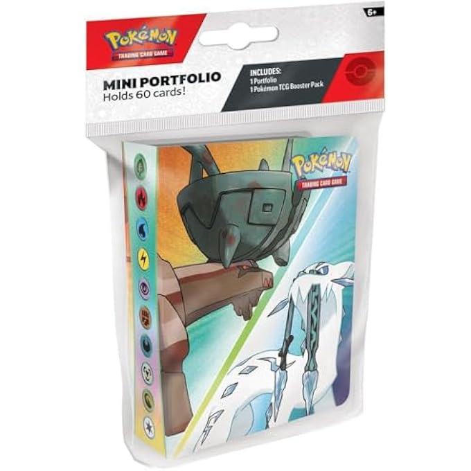POKEMON TCG, MINI PORTFOLIO AND 1 BOOSTER PACK - Image 1