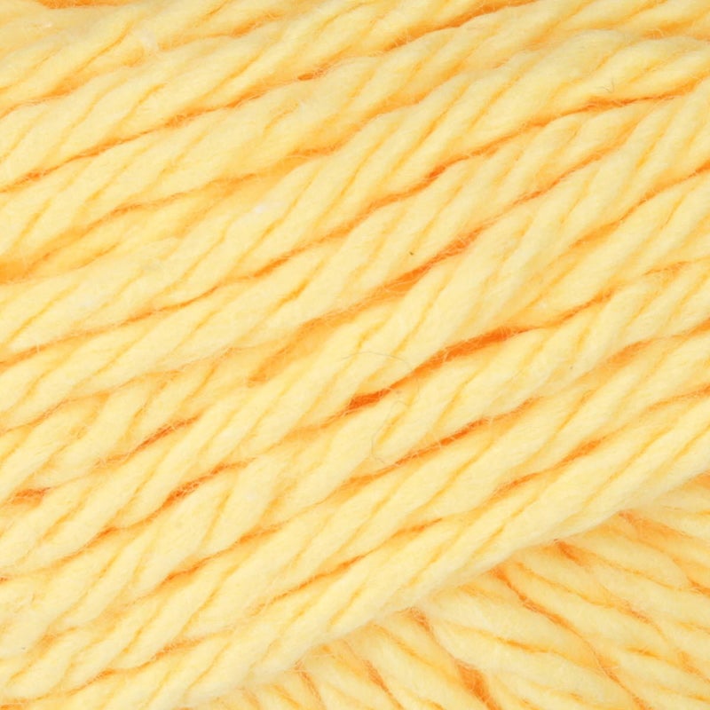 Lily Sugar 'N Cream The Original Solid Yarn, 2.5oz, Medium 4 Gauge, 100% Cotton - Yellow - Machine Wash & Dry - Image 2