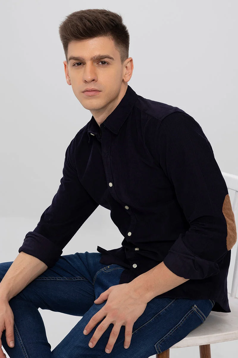 SNITCH Authentic Navy Corduroy Shirt