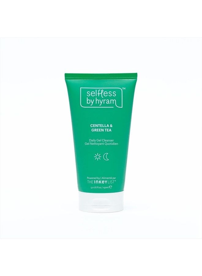 Selfless by Hyram - Centella & Green Tea Hydrating Gel Cleanser. Gentle, Hydrating Daily face Cleanser with Antioxidants that Removes Makeup. For All Skin Types (5 fl oz) - Image 1