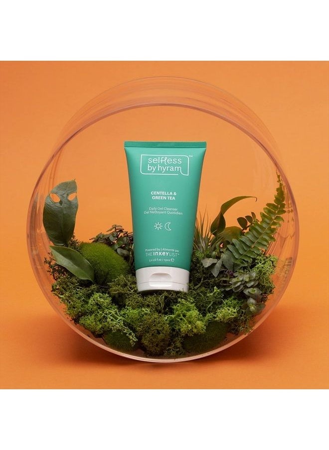 Selfless by Hyram - Centella & Green Tea Hydrating Gel Cleanser. Gentle, Hydrating Daily face Cleanser with Antioxidants that Removes Makeup. For All Skin Types (5 fl oz) - Image 1