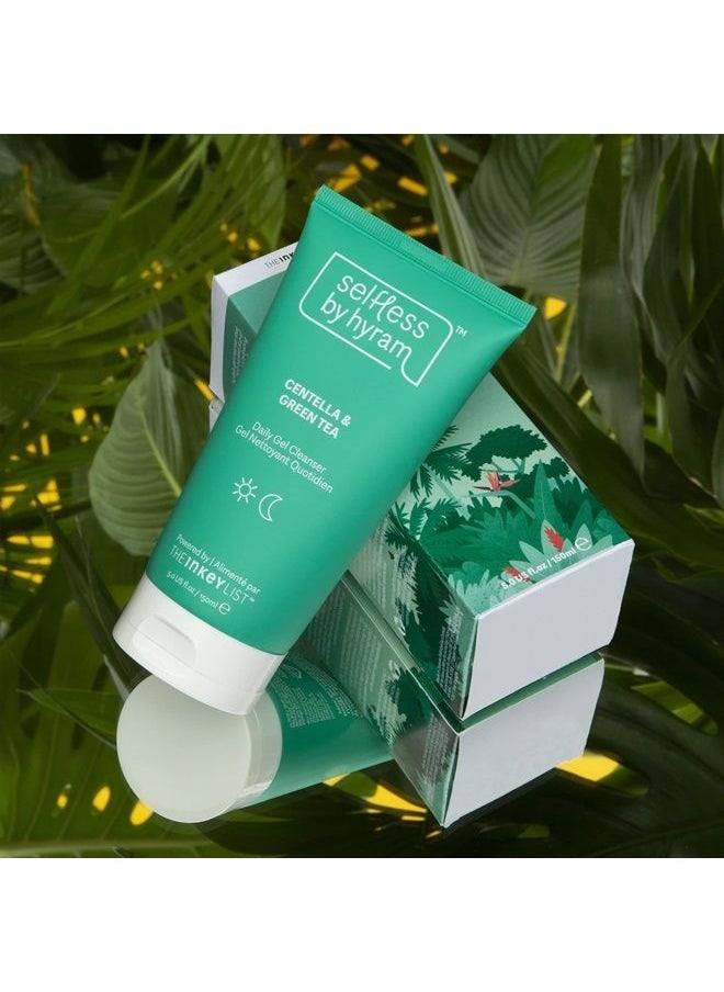 Selfless by Hyram - Centella & Green Tea Hydrating Gel Cleanser. Gentle, Hydrating Daily face Cleanser with Antioxidants that Removes Makeup. For All Skin Types (5 fl oz) - Image 1