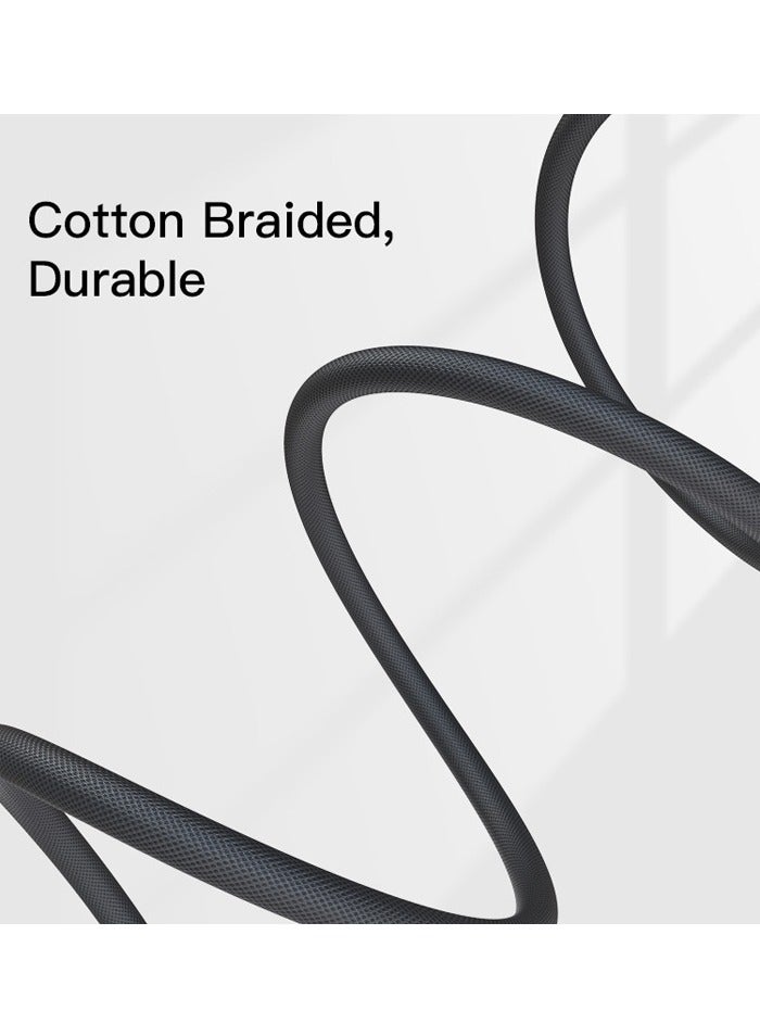 Yesido YAU29 Nylon Braided 3.5mm Female Port Splitter To 3.5mm Dual Male Earphone And Microphone Plug Audio Cable Black - Image 5