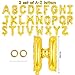 YOTHORN 52 Pcs Gold Letter Balloons16 Inch Foil Alphabet Letter BalloonsLetter AZ Balloons Banner Custom Phrase Balloons for Birthday Party Wedding Anniversary Decoration Gold 2 Set - Image 4