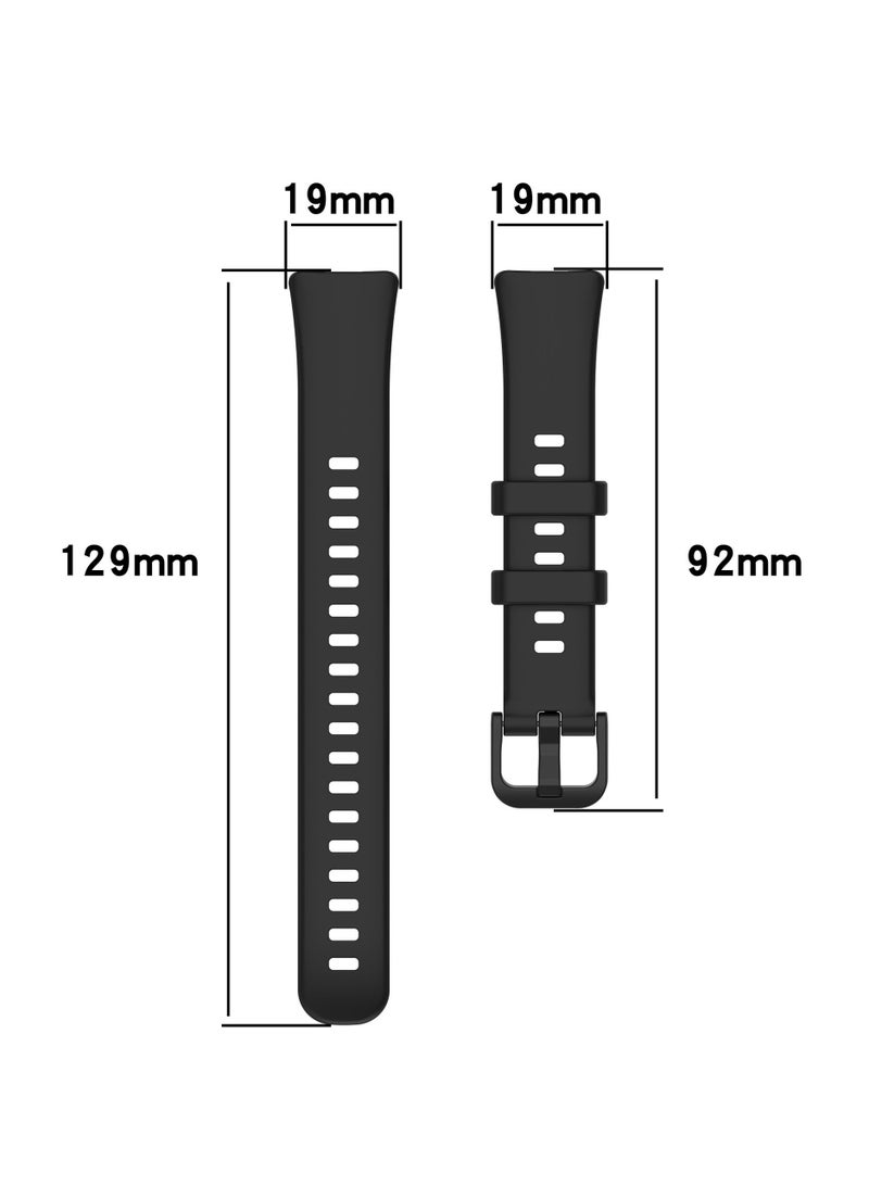 Straps Compatible with Huawei Band 10,Band 9,Band 8 Soft TPU Band for Men and Women,Beige  - Image 4