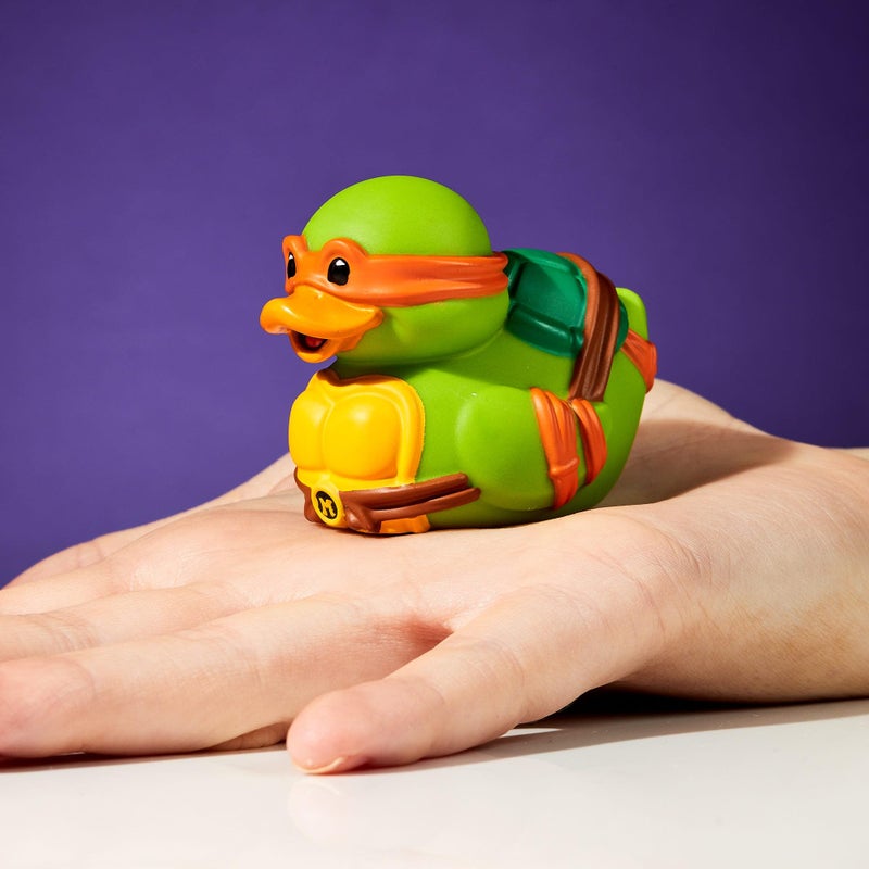توبز شخصية البطة المطاطية المصنوعة من الفينيل من Tubbz Mini Michelangelo - بضائع Tmnt الرسمية - أفلام الحركة وألعاب الفيديو - Image 5