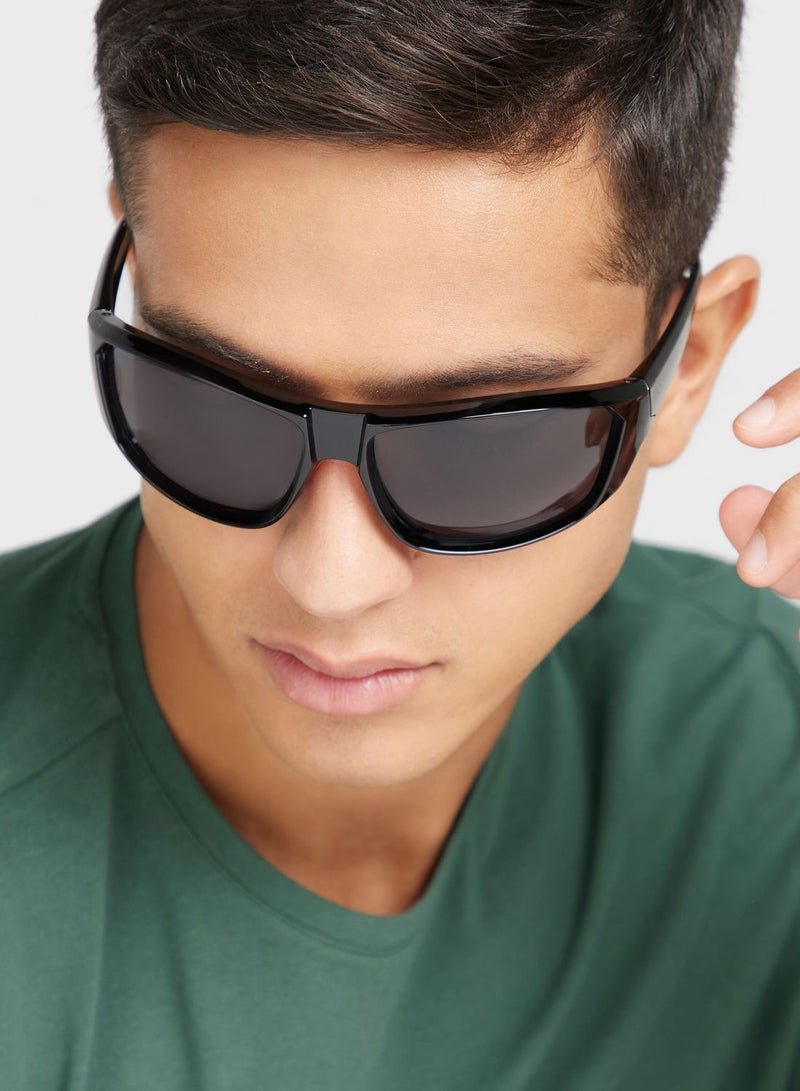 Casual Rectangular Sunglasses
