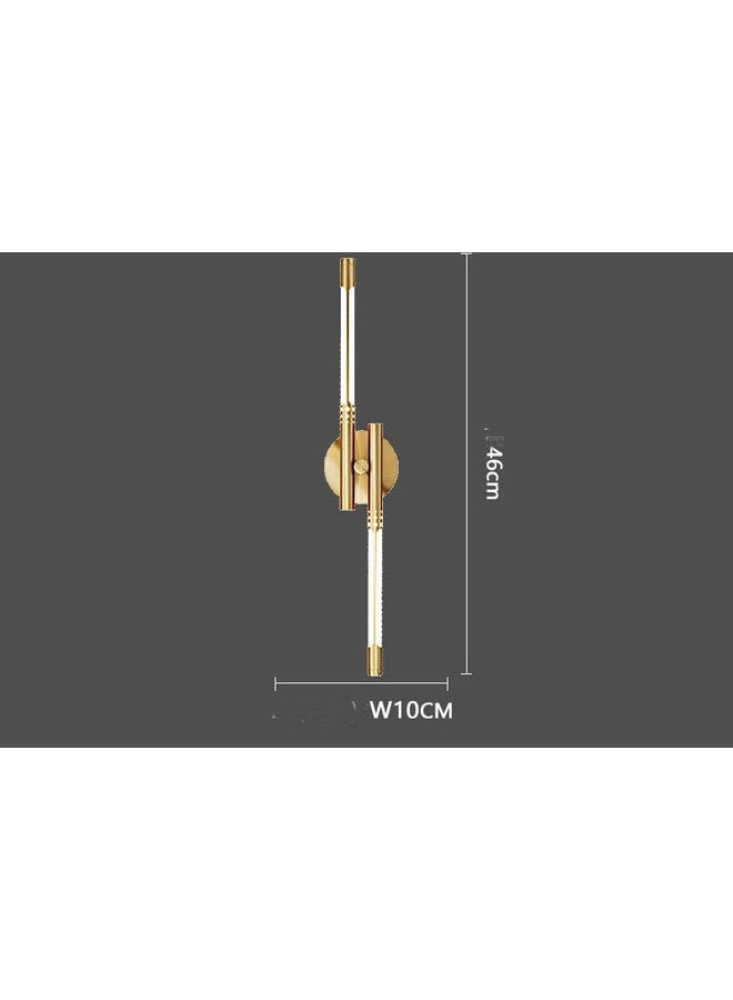 CITRA 450 MM LED Gold Electroplated Long Wall Light - Warm White - Image 4
