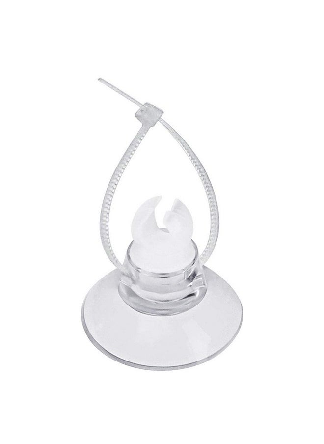 Pawfly Pawfly 20 Pack Aquarium Suction Cups with Clips and Adjustable Zip Ties Cables Fish Tank Tools for Binding Moss Holding Airline Tubing Decorations Shrimp Nests and Reptile Hammocks  - Image 1
